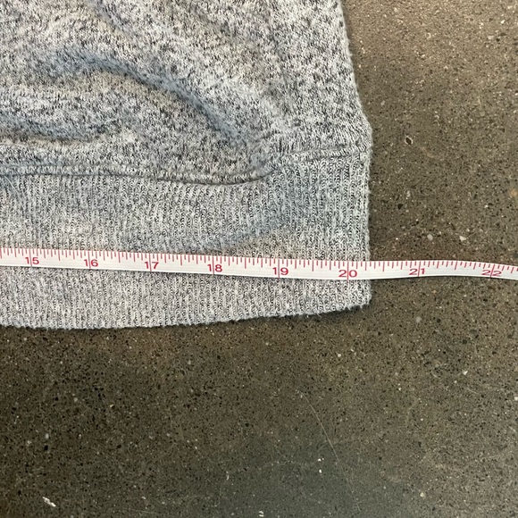 J. Crew Jenna Lyon Faux Wrap Sweater Grey SO SOFT and LIGHT size Large - Picture 9 of 13
